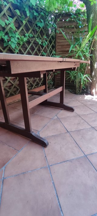 Mesa de teca 180x90x75