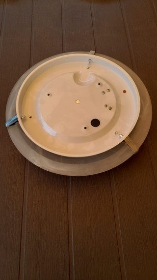 4 Plafoniere Vetro Traslucido