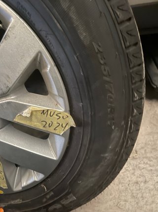 Rueda de repuesto Ssangyong Musso 2023