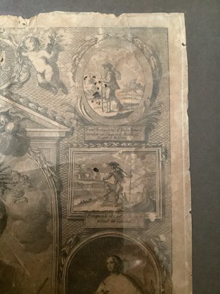 Antigua lámina Virgen de Rodanas