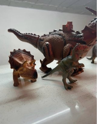 set 4 dinosaurios de juguete
