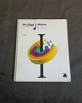 Libro Música 1 ESO ProDigi