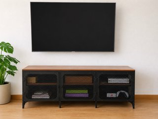 Mueble TV Metal y Madera