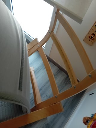 Mecedora Ikea Lactancia Gris Claro