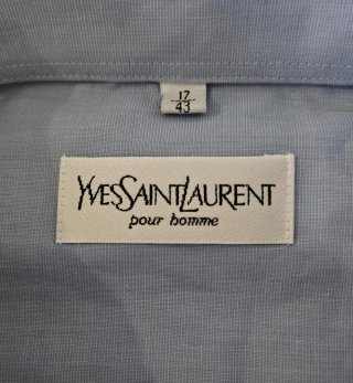 CAMISA Yves Saint Laurent vintage 80s oxford algod