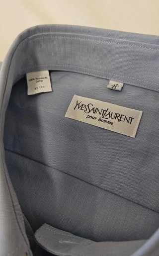 CAMISA Yves Saint Laurent vintage 80s oxford algod