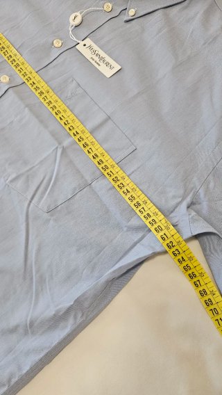 CAMISA Yves Saint Laurent vintage 80s oxford algod