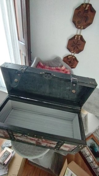 Baule decorativo in stile vintage - Perfetto stato