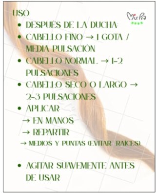Serum Capilar Talia Post-Ducha