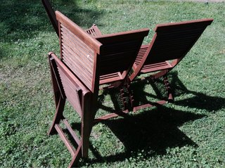4 Sillas Teka Plegables Jardín Nuevas