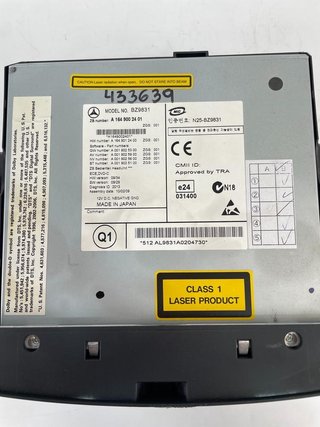 Radio Mercedes-Benz ML A1649002401