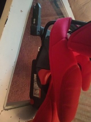 Silla coche infantil roja