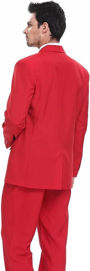 Traje de Fiesta Rojo Hombre Talla L