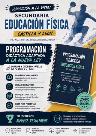 Programación didáctica Educación Física CyL.