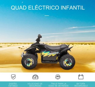 Quad eléctrico infantil 18-36 meses