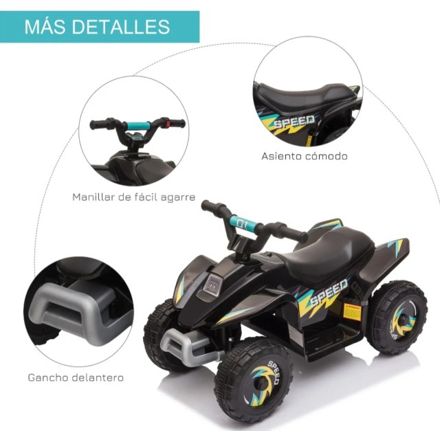 Quad eléctrico infantil 18-36 meses