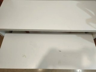 Mesa auxiliar extensible con cajones
