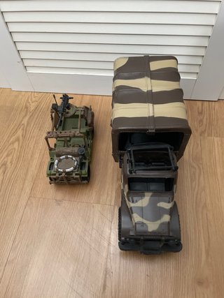 Pack 2 Coches Militares Camuflaje