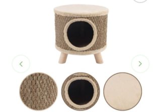 Rascador Cama Nido para gatos + Juguete de gatitos