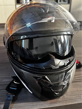Casco modular negro ASTON HELMETS RT800