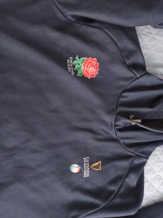 Sudadera England Rugby Talla L Azul