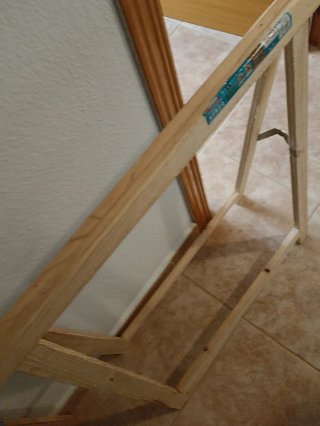Tablero de mesa + borriquetas madera NUEVO