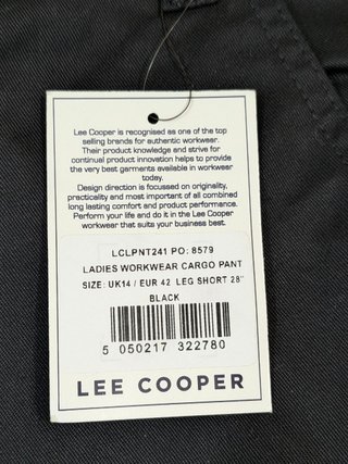 Pantalón Trabajo Lee Cooper Cargo Mujer 42/28L