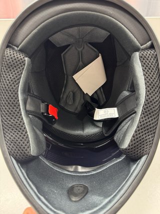 Casco Integral Moto Negro/Gris/Rojo