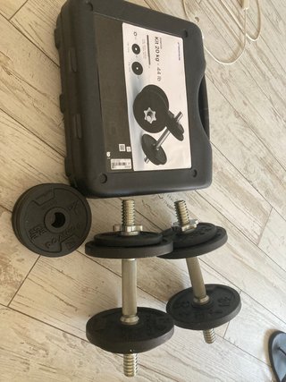 Kit Mancuernas 20kg Pesas Ajustables