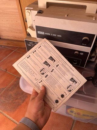 Proyector Eumig Mark S 802 Sonoro Super 8