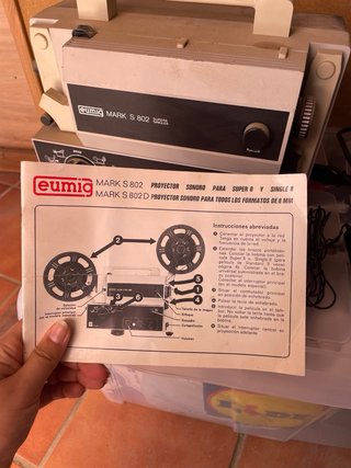 Proyector Eumig Mark S 802 Sonoro Super 8