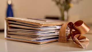 Álbum de boda hecho a mano