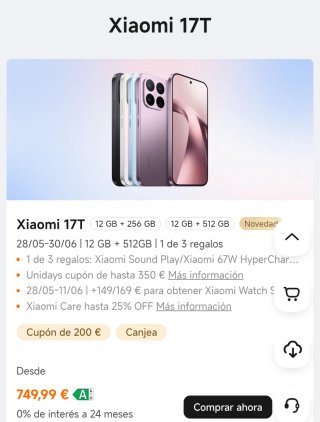 Xiaomi 17T Black 256GB