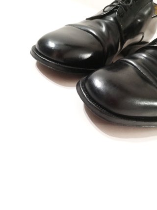 Magnanni / Zapatos Derby de cuero genuino negro 42