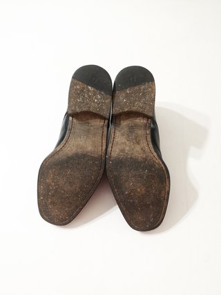 Magnanni / Zapatos Derby de cuero genuino negro 42