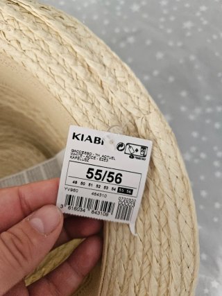 Sombrero de paja niña lazo