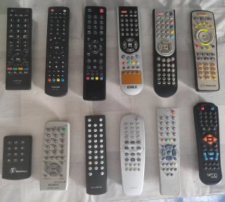 Mandos de video y TV.