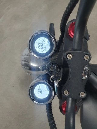 Moto Eléctrica Custom Citycoco Negra