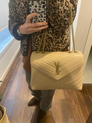 Bolso Beige y Dorado