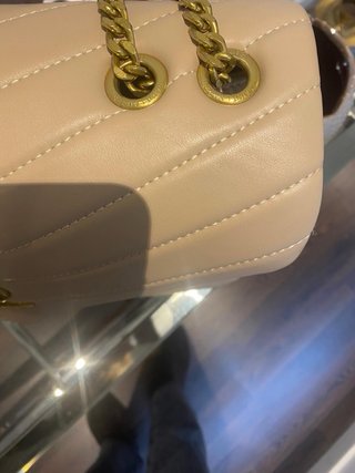 Bolso Beige y Dorado