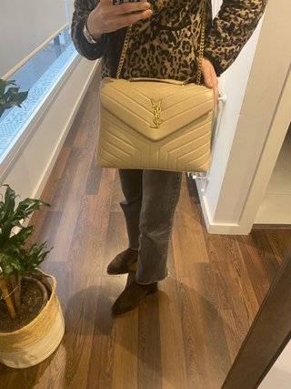 Bolso Beige y Dorado