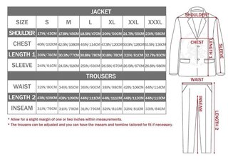Traje de fiesta gris hombre Talla XL