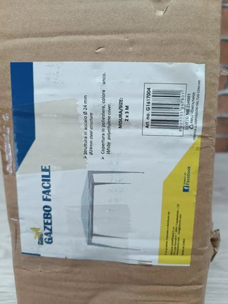 Carpa Cenador 2x3m Blanca