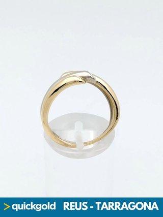 040-589 ANILLO ORO 18K BICOLOR T11