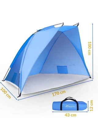 TRESKO Tienda Playa Anti UV 50+ Carpa Refugio