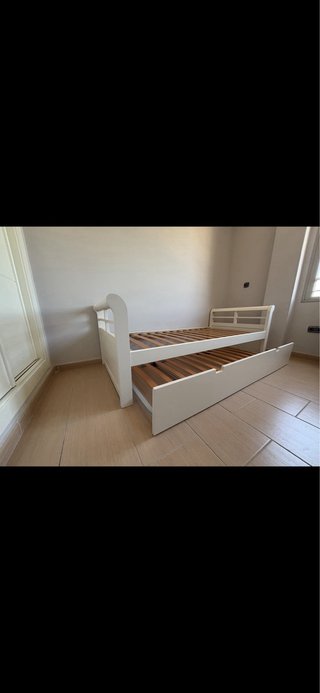 CAMA NIDO DE MADERA, CON 2 SOMIERES. A ESTRENAR
