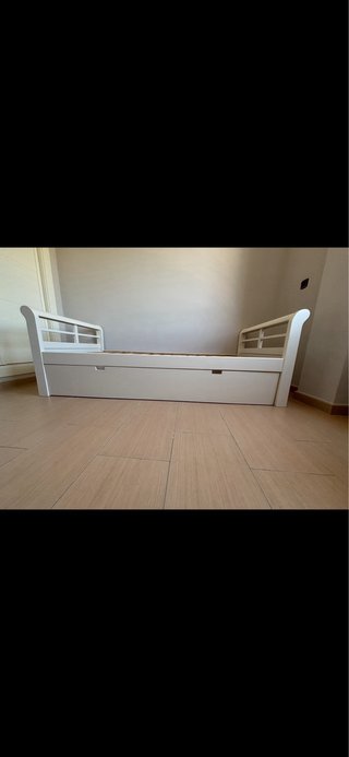 CAMA NIDO DE MADERA, CON 2 SOMIERES. A ESTRENAR