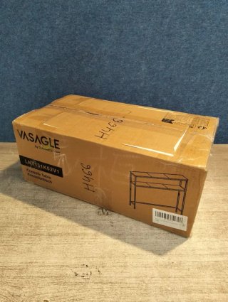 VASAGLE Mesa de Consola de 2 Niveles, Mesa Auxiliar con 2 Estantes