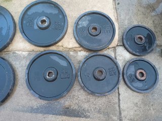 Discos de pesa 15 kg (2 discos )