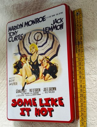 Scatola Latta Some Like It Hot Marilyn Monroe